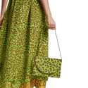 Borsa busta leopard lime Diva by Iconìque