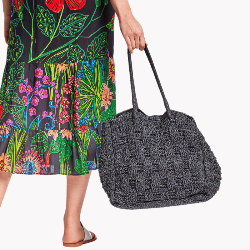 Borsa mare nera Malibù by Iconìque