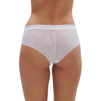 SP-12B630-009- Shorty Wish in pizzo - Cristal White
