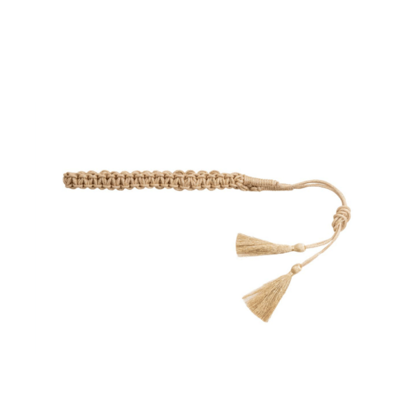 IC-24-A05-Cintura in corda Star sottile - Gold