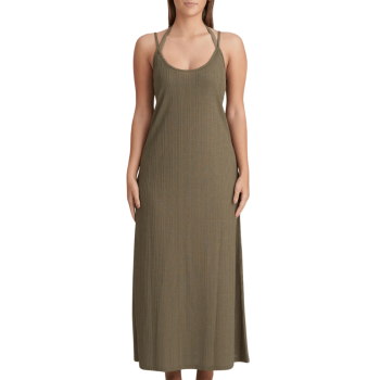 MJ-1006994GOO - Abito lungo Tinjis - golden olive