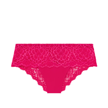 SP-12A630-464- Shorty Caresse in pizzo - Rose Teaberry