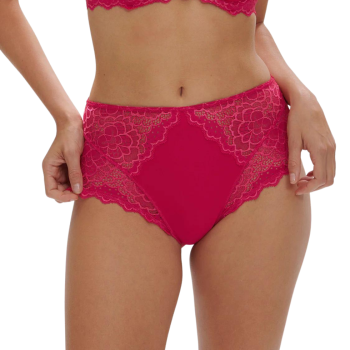 SP-12A770-464- Slip alto Caresse in pizzo - Rose Teaberry