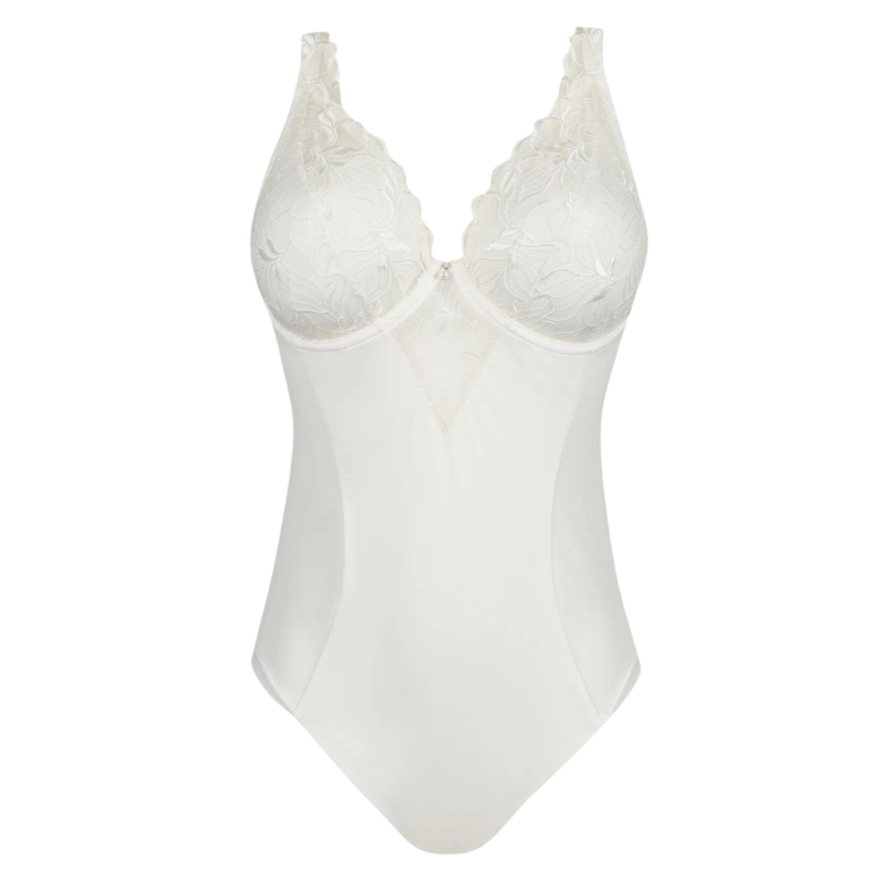 PD-463474NAT- Body con ferretto Springdale in pizzo - Naturel