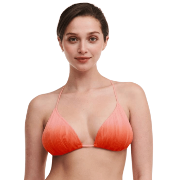 CL-C12VQF-0XS - Triangolo bikini combinabile senza ferretto sfumato Linea Pulp - tie and dye orange