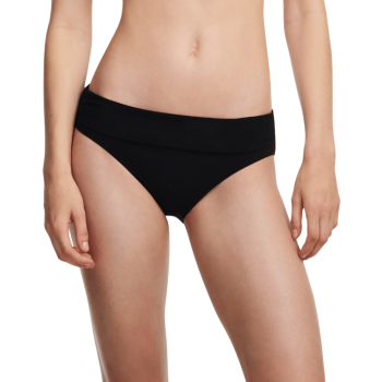 CL-C17TC5-011-Slip bikini combinabile vita alta regolabile Emblem - nero