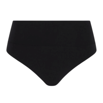 CL-C17TC5-011-Slip bikini combinabile vita alta regolabile Emblem - nero