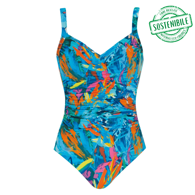 Costume intero azzurro multicolor Sunflair