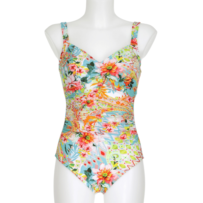 Costume intero floreale multicolor Sunflair