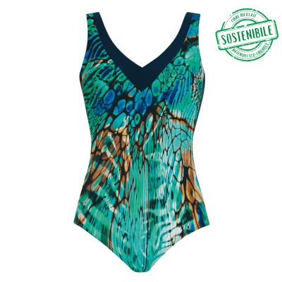 Costume intero turchese blu modellante Sunflair