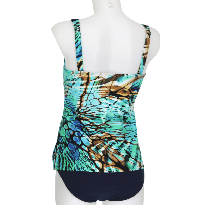 Tankini turchese e blu Sunflair