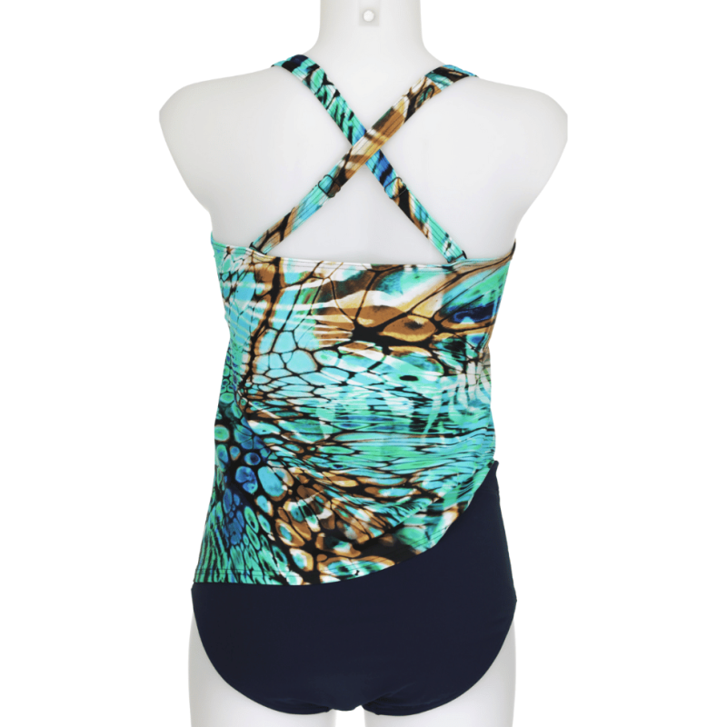 Tankini turchese e blu Sunflair