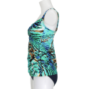 Tankini turchese e blu Sunflair