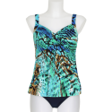 Tankini turchese e blu Sunflair