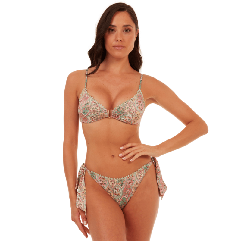 GE-EVA170A-92-Bikini due pezzi a triangolo Eva Boho Chic - multicolor floreale