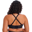 Reggiseno a Fascia Elomi Smooth Nero | Sostegno fino a Coppa M