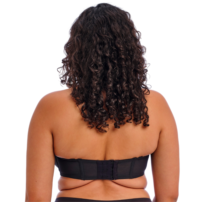 Reggiseno a Fascia Elomi Smooth Nero | Sostegno fino a Coppa M