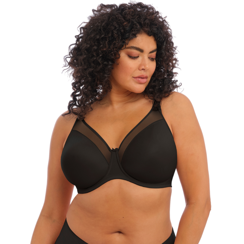 Reggiseno Elomi Smooth Black | Invisibile fino a Coppa M