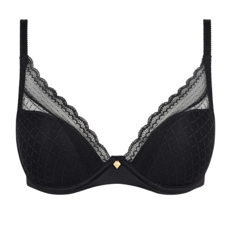 CL-C16MNA-011- Reggiseno coque Norah Chic con ferretto - Nero