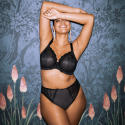 Reggiseno Plunge Elomi Charley Nero - Coppe Grandi