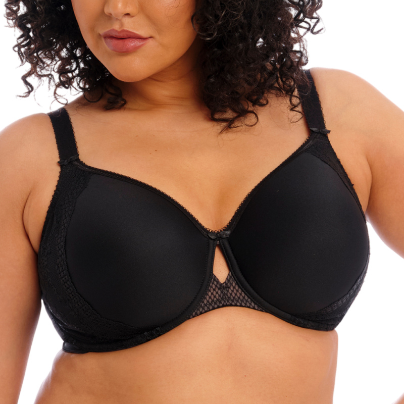 Reggiseno con Ferretto Elomi Charley nero - Invisibile e Traspirante