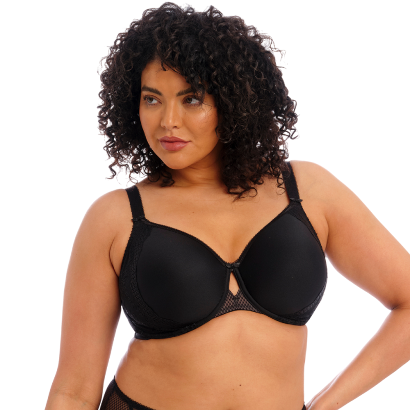 Reggiseno con Ferretto Elomi Charley nero - Invisibile e Traspirante