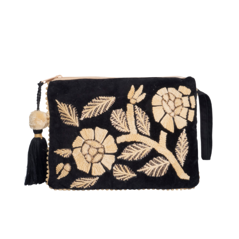 DB-24-B17-Borsa pochette Clara - Nera