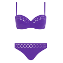 Bikini due pezzi Pure Solar viola Chantelle