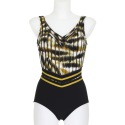 Costume intero nero multicolor modellante Sunflair