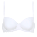 Reggiseno spacer half cup Amorous bianco