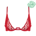 Reggiseno a triangolo Sublime Scandale Lingerie in guipure di pizzo