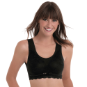 Bralette con coppe imbottite Essential Lace Anita nero