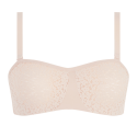 Reggiseno a fascia sfoderato Norah beige dorè Chantelle