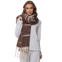 Sciarpa morbida marrone Pastunette