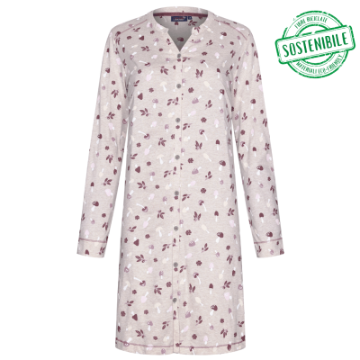 Camicia da notte stampa funghetti Rebelle