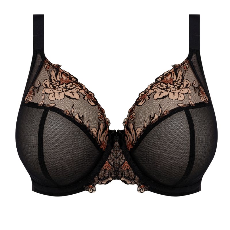 EL-EL302602ALM - Reggiseno Teagan speciale seno abbondante - nero mandorla
