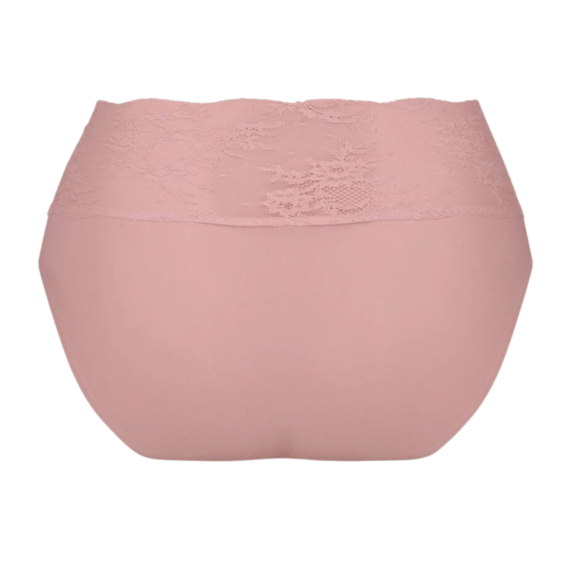 Slip vita alta con pizzo Essential Lace rosewood
