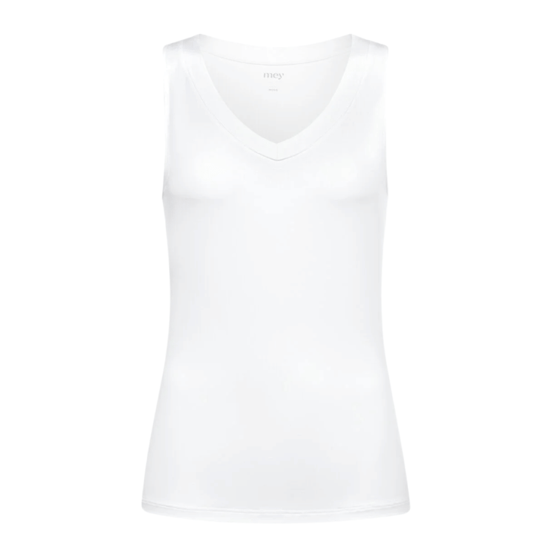 MEY-45868-001- Top in modal serie Mood - Bianco