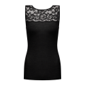 Top lana seta serie Wool Love nero Mey Women