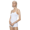 Canotta Mey woman serie Emotion intimo sostenibile bianco