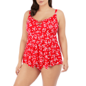 Tankini Plain Sailing rosso margherite Elomi