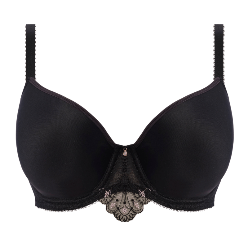 FL-AA401031BOR- Reggiseno scollato preformato liscio Loveland - Boudoir noir
