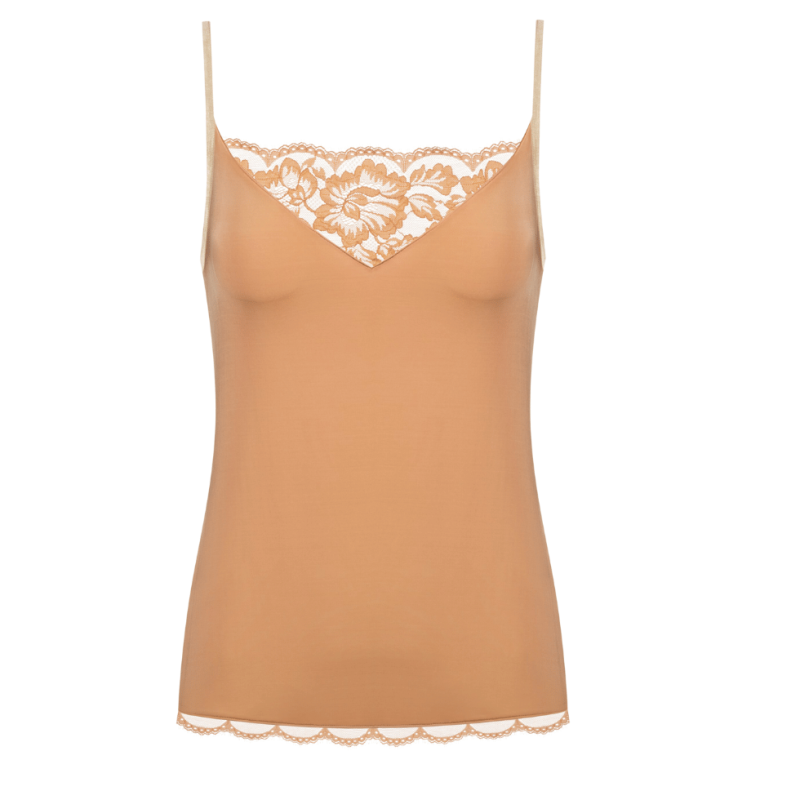 MEY-75519-1224 - Canottiera serie Poetry Vogue - Roasted Almond