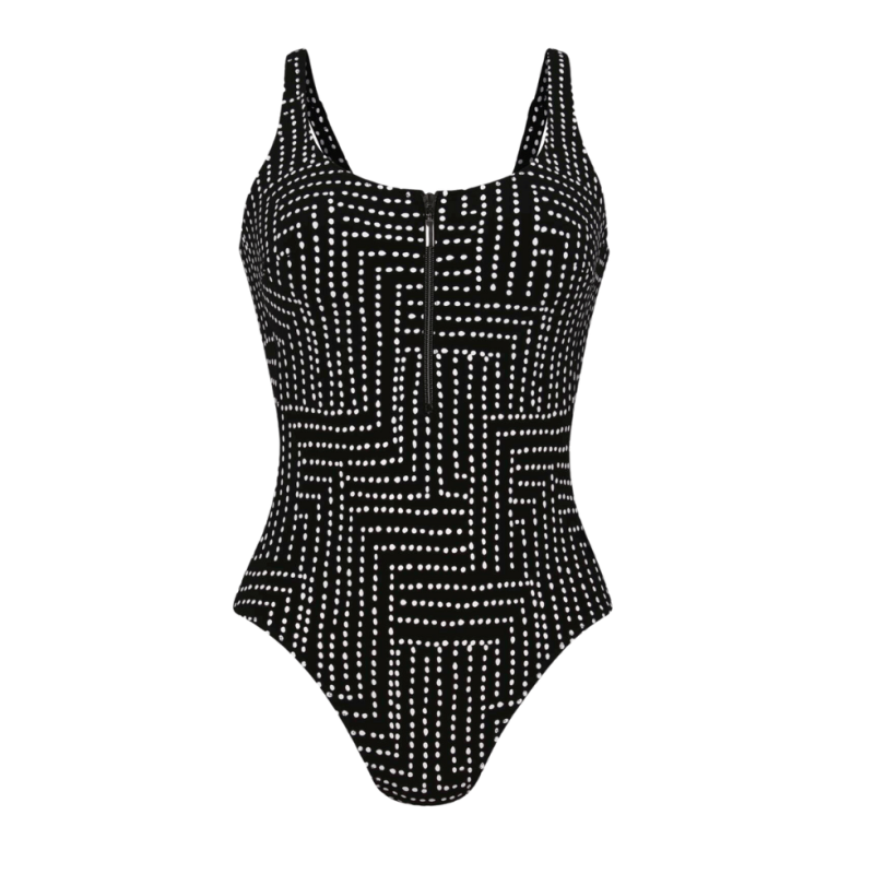 Costume intero Elouise con cerniera Rosa Faia