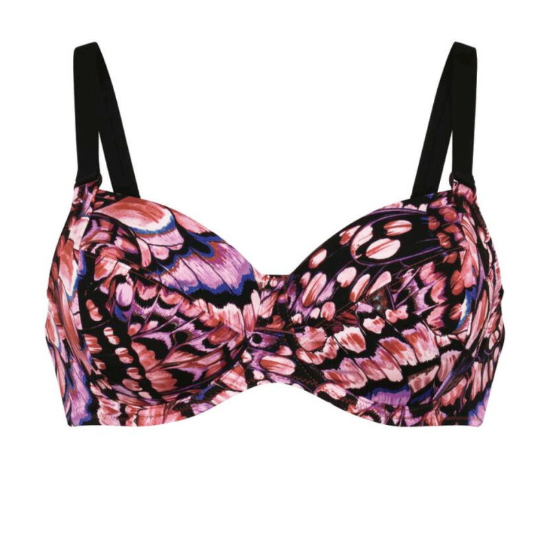 Top Bikini con ferretto smila Retro butterfly