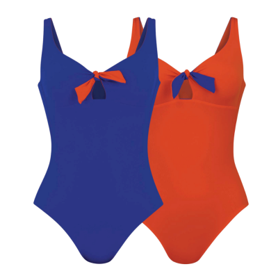 Costume intero senza ferretto Violeta reversibile - Pure Flip