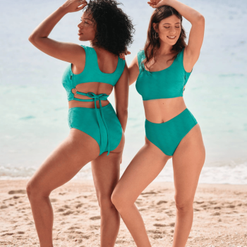 ANI-M58788-1.850 - Top costume Vrani senza ferretto - turchese Stretch Wave