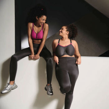 ANI5599.481 - Reggiseno sportivo con ferretto Performance wireX - Antracite/pink