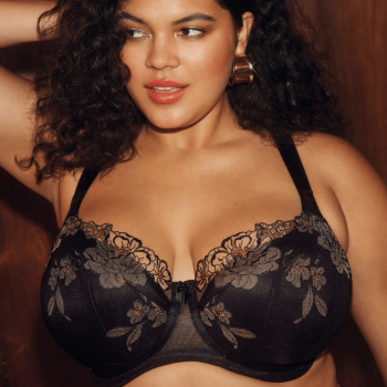 EL-EL302615ALM - Reggiseno Teagan preformato speciale seno abbondante - nero mandorla