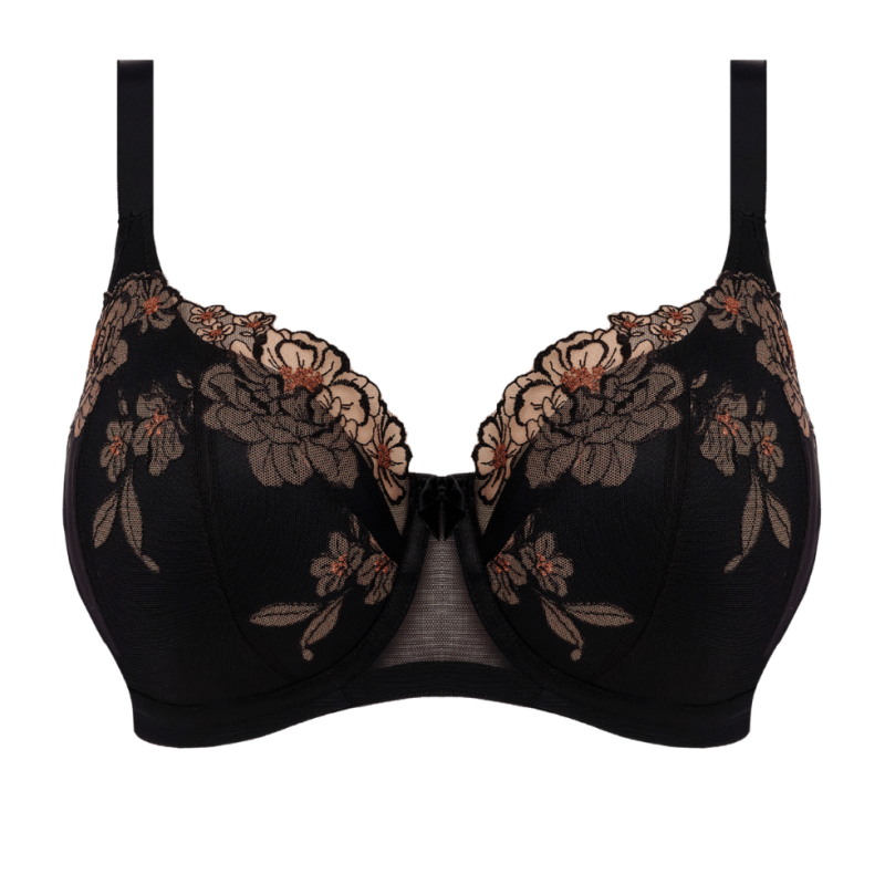 EL-EL302615ALM - Reggiseno Teagan preformato speciale seno abbondante - nero mandorla